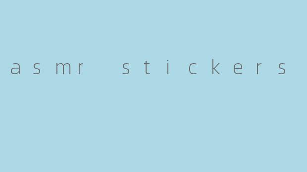 asmr stickers